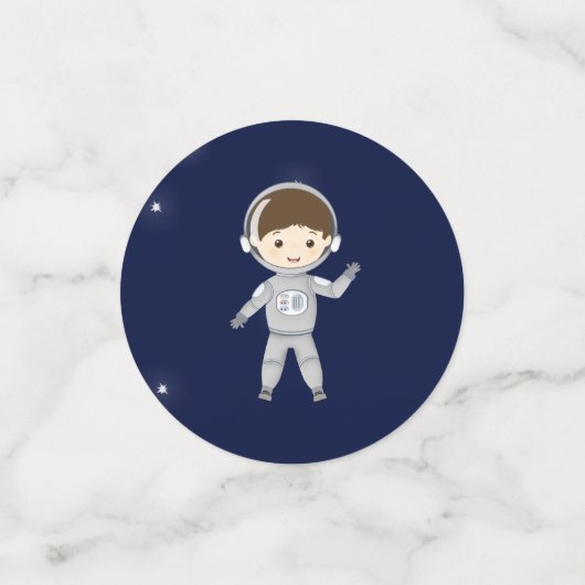 Space Explorer Konfetti (Klein Vorderseite)