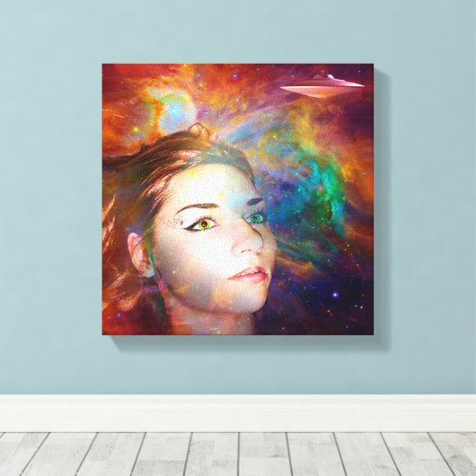 Space Explorer Leinwanddruck (Insitu (Holzboden))