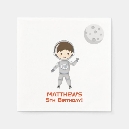 Space Explorer Napkins Serviette (Vorderseite)