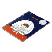 Space Explorer-Notebook Notizblock (Linke Seite)
