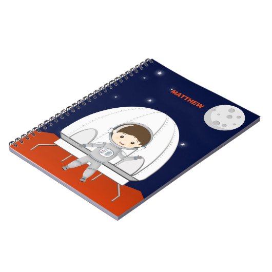 Space Explorer-Notebook Notizblock (Linke Seite)
