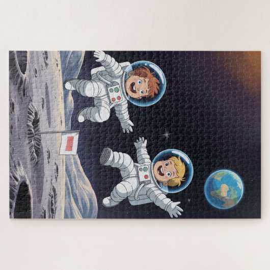 Space explorer Puzzle (Horizontal)