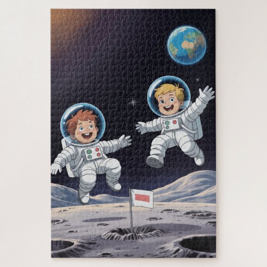 Space explorer Puzzle (Vertikal)