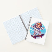 Space Explorer-SportNotebook - Zurück zur Schule Notizblock (Innenseite)