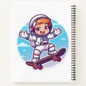 Space Explorer-SportNotebook - Zurück zur Schule Notizblock (Rückseite)