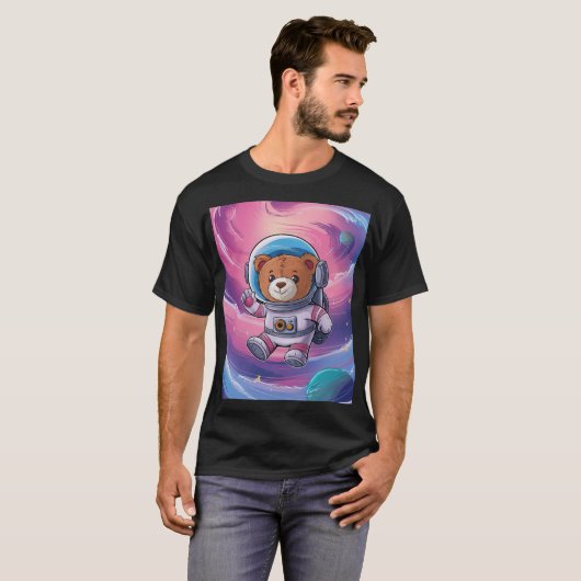 Space Explorer Teddy T-Shirt (Vorne ganz)