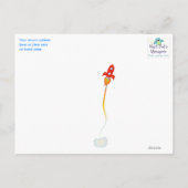 Space Explorer Thank You Postcard Postkarte (Rückseite)