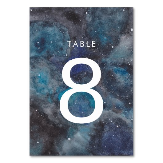 Space Explorer Tischnummer (Rückseite)