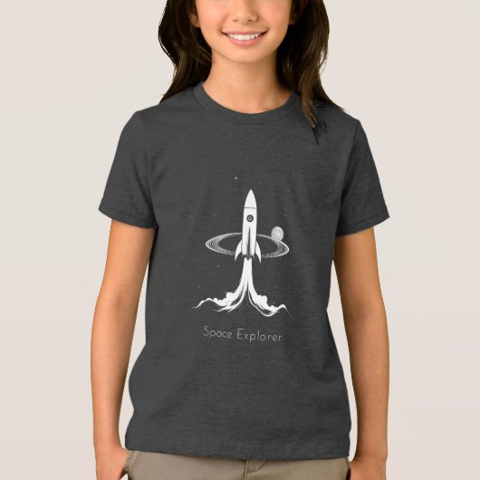 Space Explorer Tri-Blend Shirt (Vorderseite)