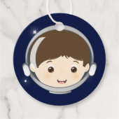 Space Explorer Vielen Dank Geschenkanhänger (Vorderseite)