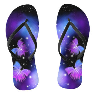 Space Fantasy Butterfets Cosmic Badesandalen