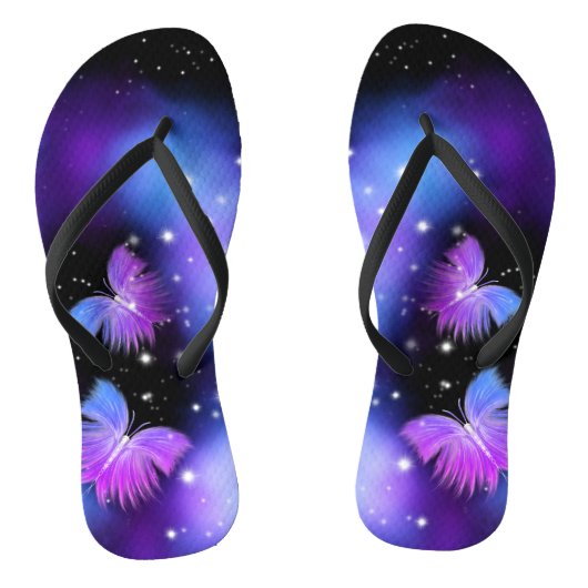 Space Fantasy Butterfets Cosmic Badesandalen (Fußbett)