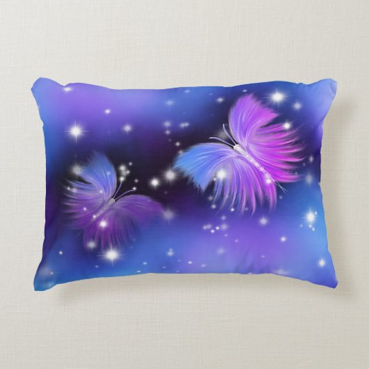 Space Fantasy Butterfets Cosmic Dekokissen (Vorderseite)