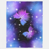 Space Fantasy Butterfets Cosmic Fleecedecke (Vorderseite)