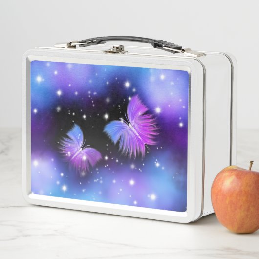 Space Fantasy Butterfets Cosmic Metall Brotdose (Beispiel)