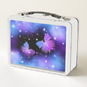 Space Fantasy Butterfets Cosmic Metall Brotdose (Rückseite)