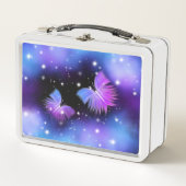 Space Fantasy Butterfets Cosmic Metall Brotdose (Vorderseite)