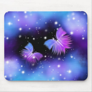 Space Fantasy Butterfets Cosmic Mousepad