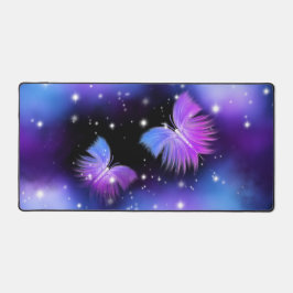 Space Fantasy Butterfets Cosmic Schreibtischunterlage