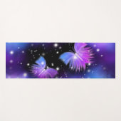 Space Fantasy Butterfets Cosmic Yogamatte (Vorderseite (Horizontal))