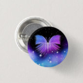 Space Fantasy Butterfly Kosmic Button (Vorne & Hinten)