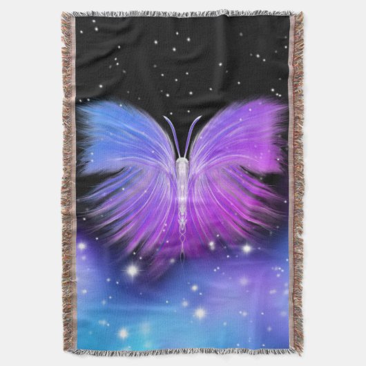 Space Fantasy Butterfly Kosmic Decke (Vorderseite Vertikal)