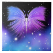 Space Fantasy Butterfly Kosmic Fliese (Vorderseite)