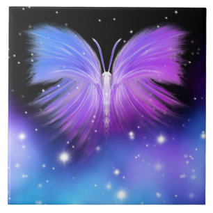 Space Fantasy Butterfly Kosmic Fliese