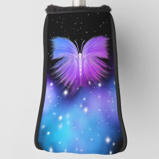 Space Fantasy Butterfly Kosmic Golf Headcover (Rotieren 90)
