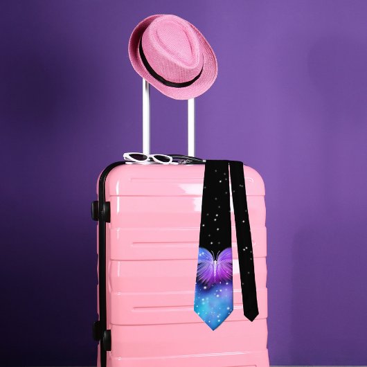 Space Fantasy Butterfly Kosmic Krawatte