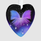 Space Fantasy Butterfly Kosmic Ornament (Vorderseite)
