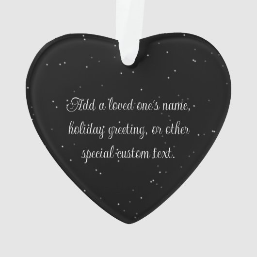 Space Fantasy Butterfly Kosmic Ornament (Rückseite)