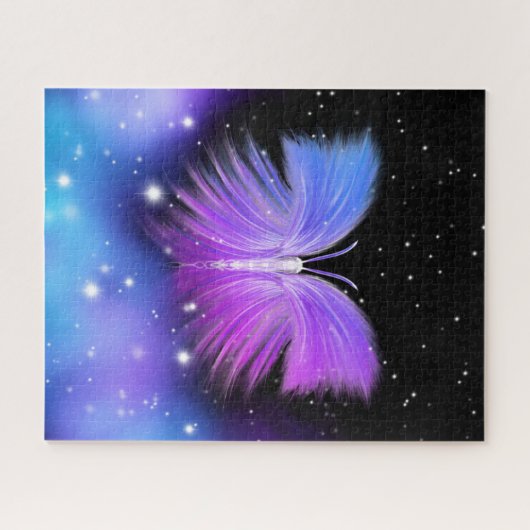 Space Fantasy Butterfly Kosmic Puzzle (Horizontal)