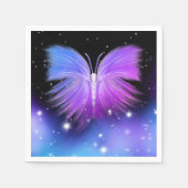 Space Fantasy Butterfly Kosmic Serviette (Vorderseite)