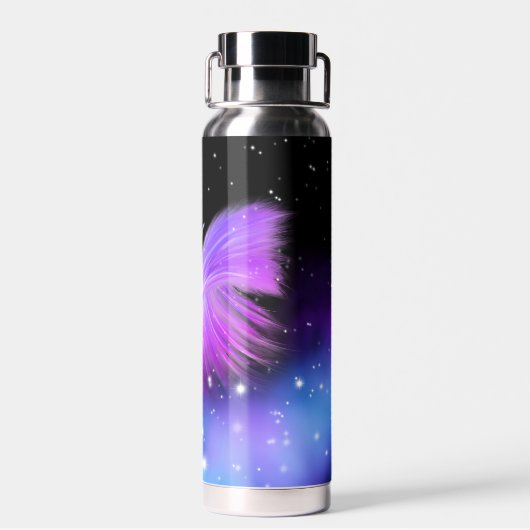 Space Fantasy Butterfly Kosmic Trinkflasche (Rückseite)