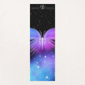 Space Fantasy Butterfly Kosmic Yogamatte (Vorderseite)