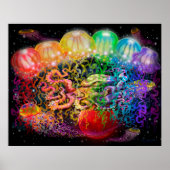 Space Fantasy Tentacles Poster (Vorne)