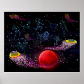 Space Fantasy Tentacles Poster (Vorne)