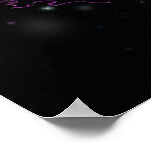 Space Fantasy Tentacles Poster (Ecke)
