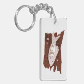 Space Ferrets Akryllischer Schlüsselanhänger (Vorderseite links)