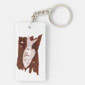 Space Ferrets Akryllischer Schlüsselanhänger (Rückseite)