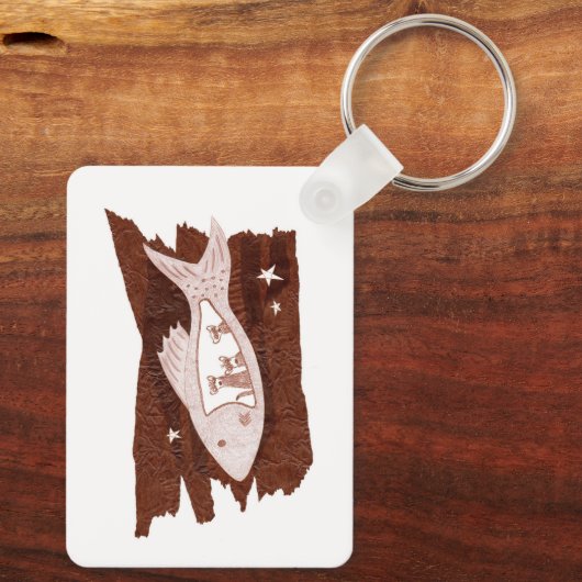 Space Ferrets Schlüsselanhänger (Rückseite)