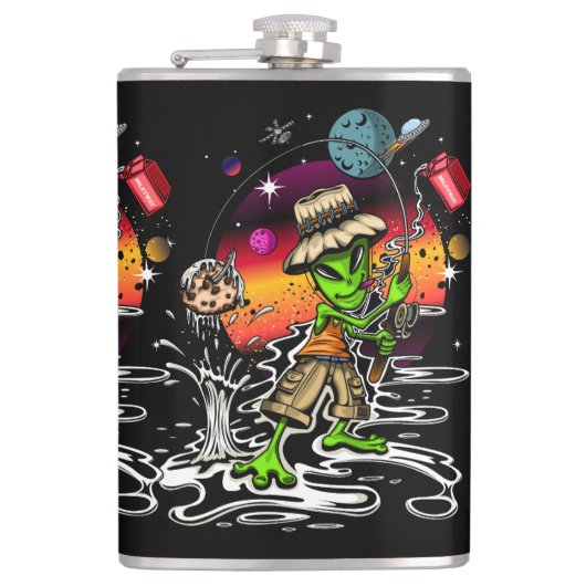 Space Fischer Flachmann (Vorderseite)