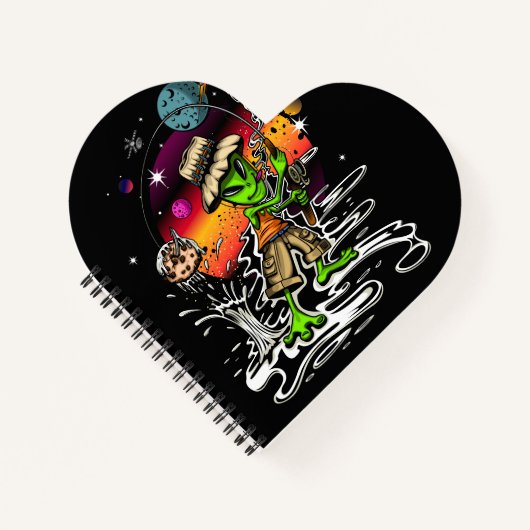 Space Fischer Notizblock (Vorderseite)