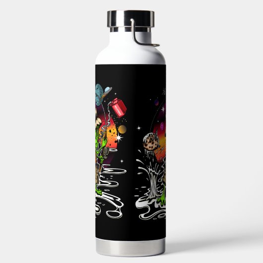 Space Fischer Trinkflasche (links)