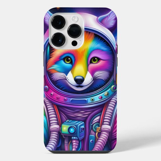 Space Fox - Handyhülle iPhone Hülle (Rückseite)