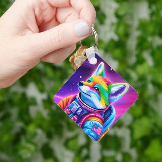 Space Fox Schlüsselanhänger (Hand)