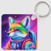 Space Fox Schlüsselanhänger (Rückseite)