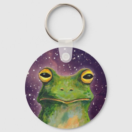 Space Frog Schlüsselanhänger (Vorderseite)
