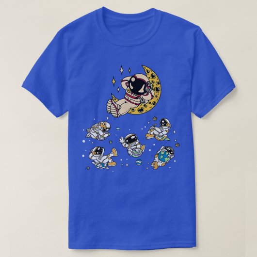 Space Galaxy Astronaut T-Shirt (Design vorne)